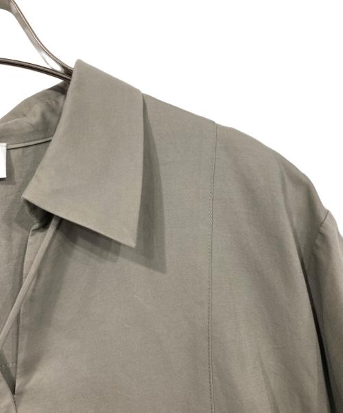 MOGA（モガ）MOGA (モガ) タイプライターダブルクロスワンピース グレー サイズ:2の古着・服飾アイテム