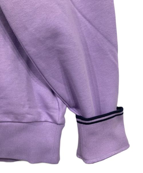 FRED PERRY（フレッドペリー）FRED PERRY (フレッドペリー) Crew Neck Sweatshirt パープル サイズ:XLの古着・服飾アイテム