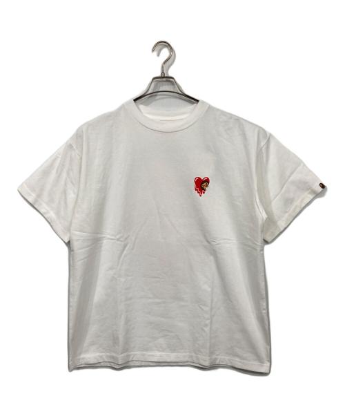 EMOTIONALLY UNAVAILABLE（エモーショナリー・アンアベイラブル）EMOTIONALLY UNAVAILABLE (エモーショナリー・アンアベイラブル) A BATHING APE (ア ベイシング エイプ) EU MILO SS TEE ホワイト サイズ:XL 未使用品の古着・服飾アイテム