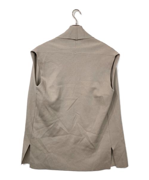 SOEJU（ソージュ）SOEJU (ソージュ) ウール混ニットジレ ベージュ サイズ:Fの古着・服飾アイテム