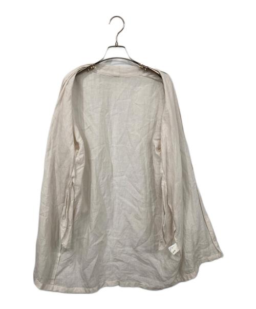 evam eva（エヴァムエヴァ）evam eva (エヴァムエヴァ) LINEN ROBE アイボリー サイズ:Mの古着・服飾アイテム