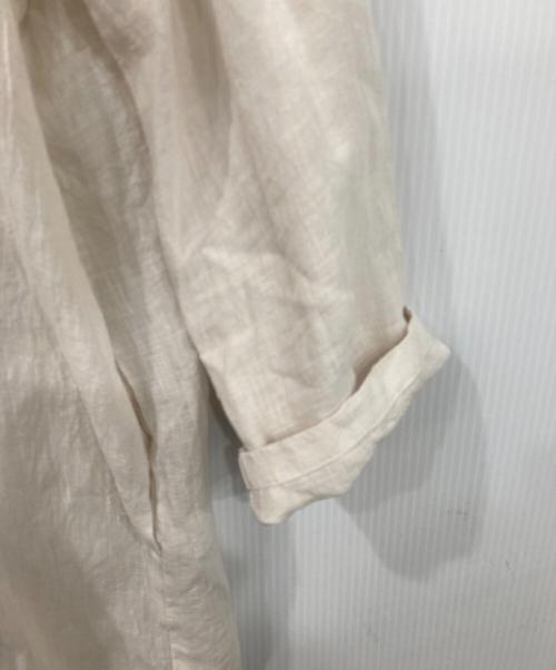 evam eva（エヴァムエヴァ）evam eva (エヴァムエヴァ) LINEN ROBE アイボリー サイズ:Mの古着・服飾アイテム