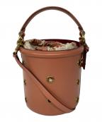 COACHコーチ）の古着「バケツショルダーバッグ」｜ピンク