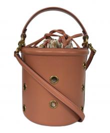 COACH（コーチ）の古着「バケツショルダーバッグ」｜ピンク
