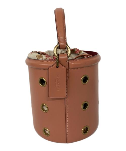 COACH（コーチ）COACH (コーチ) バケツショルダーバッグ ピンクの古着・服飾アイテム
