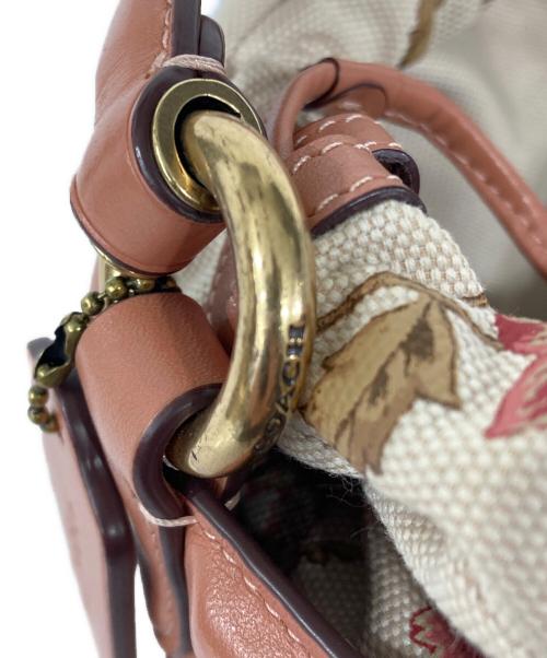 COACH（コーチ）COACH (コーチ) バケツショルダーバッグ ピンクの古着・服飾アイテム