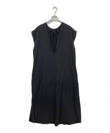 CITYSHOP（シティショップ）の古着「N-SL KAFTAN DRESS 2」｜ブラック