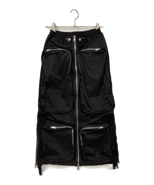 DIESEL（ディーゼル）DIESEL (ディーゼル) O-MIRTA-NL スカート ブラック サイズ:25の古着・服飾アイテム