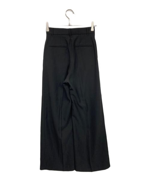 anuans（アニュアンス）anuans (アニュアンス) ツータックワイドパンツ ブラック サイズ:Sの古着・服飾アイテム