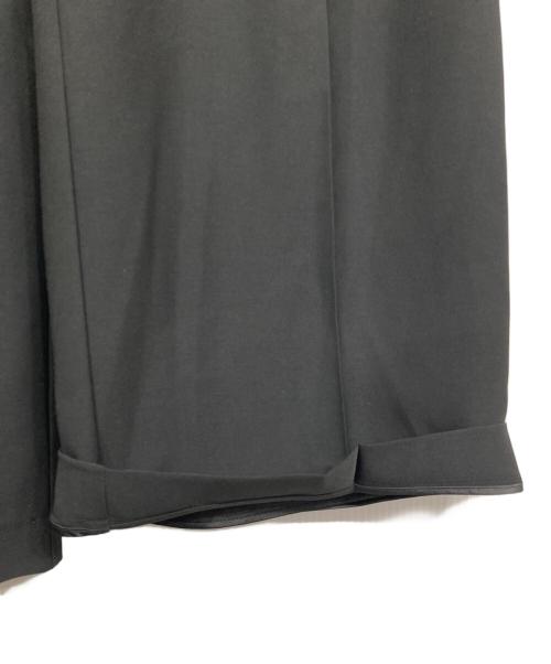 anuans（アニュアンス）anuans (アニュアンス) ツータックワイドパンツ ブラック サイズ:Sの古着・服飾アイテム