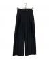 anuans（アニュアンス）の古着「ツータックワイドパンツ」｜ブラック
