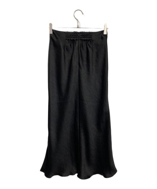 IENA（イエナ）IENA (イエナ) ダブルサテンスカート ブラック サイズ:36の古着・服飾アイテム