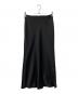 IENA（イエナ）の古着「ダブルサテンスカート」｜ブラック