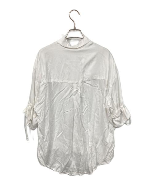 HER LIP TO（ハーリップトゥ）Her lip to (ハーリップトゥ) Multi-Way Easy Sheer Shirt ホワイト サイズ:Sの古着・服飾アイテム