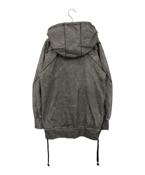 D.HYGEN（ディーハイゲン）D.HYGEN (ディーハイゲン) Untwisted Fleece-Lined Hooded Jacket グレー サイズ:表記無しの古着・服飾アイテム