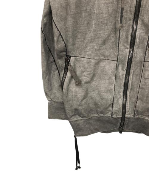 D.HYGEN（ディーハイゲン）D.HYGEN (ディーハイゲン) Untwisted Fleece-Lined Hooded Jacket グレー サイズ:表記無しの古着・服飾アイテム