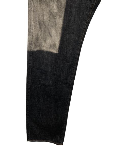 Yohji Yamamoto pour homme（ヨウジヤマモト プールオム）Yohji Yamamoto pour homme (ヨウジヤマモト プールオム) OZONO DENIM (オオゾノデニム) パネル ストレートジーンズ インディゴ サイズ:1の古着・服飾アイテム