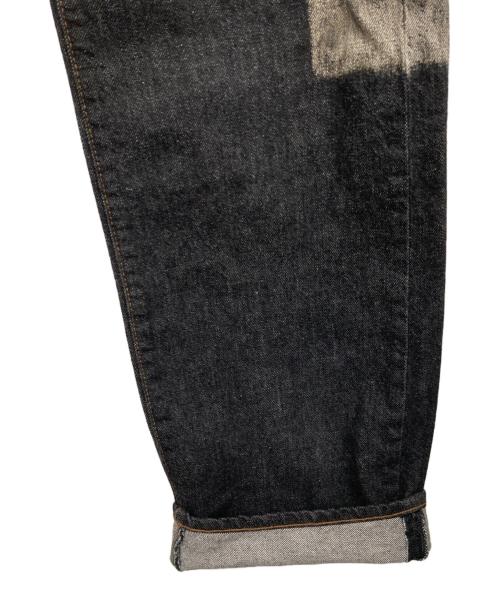 Yohji Yamamoto pour homme（ヨウジヤマモト プールオム）Yohji Yamamoto pour homme (ヨウジヤマモト プールオム) OZONO DENIM (オオゾノデニム) パネル ストレートジーンズ インディゴ サイズ:1の古着・服飾アイテム