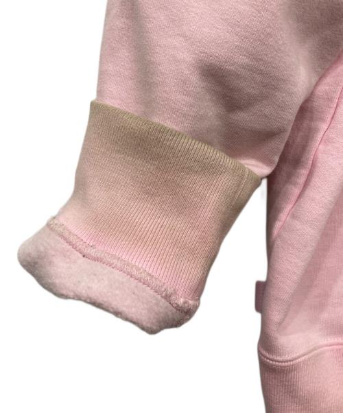 SUPREME（シュプリーム）Supreme (シュプリーム) Rhinestone Zip up Hooded Sweatshirt ピンク サイズ:Lの古着・服飾アイテム