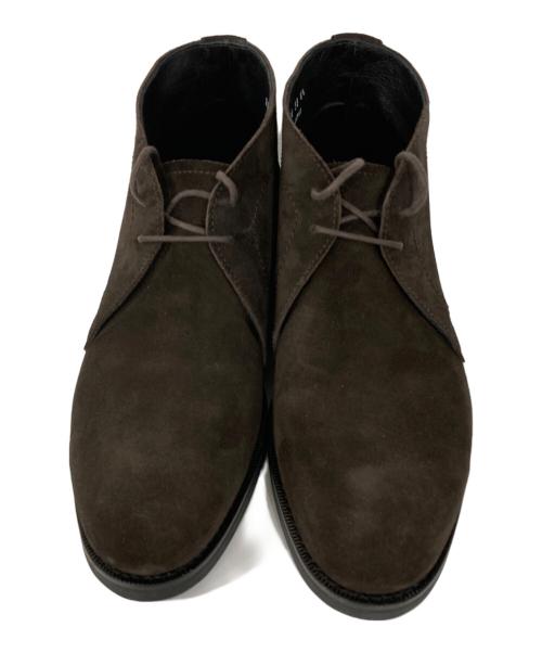 山陽山長（サンヨウヤマチョウ）山陽山長 (サンヨウヤマチョウ) チャッカーブーツ ブラウン サイズ:6　1/2の古着・服飾アイテム