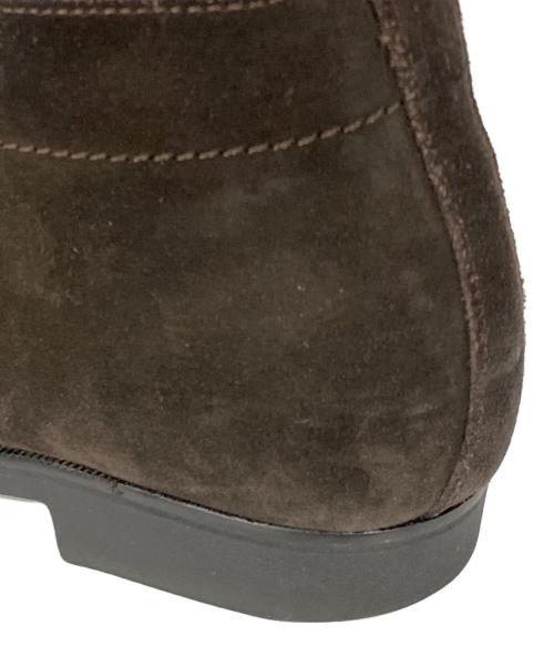 山陽山長（サンヨウヤマチョウ）山陽山長 (サンヨウヤマチョウ) チャッカーブーツ ブラウン サイズ:6　1/2の古着・服飾アイテム