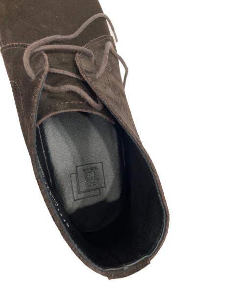 山陽山長（サンヨウヤマチョウ）山陽山長 (サンヨウヤマチョウ) チャッカーブーツ ブラウン サイズ:6　1/2の古着・服飾アイテム