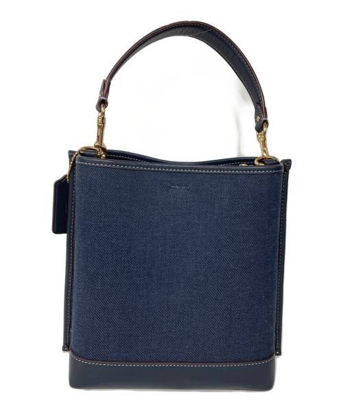 COACH（コーチ）COACH (コーチ) モリーバケットショルダーバッグ ネイビーの古着・服飾アイテム