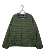 mont-bellモンベル）の古着「スペリオダウン ラウンドネックジャケット」｜カーキ