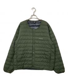 mont-bell（モンベル）の古着「スペリオダウン ラウンドネックジャケット」｜カーキ
