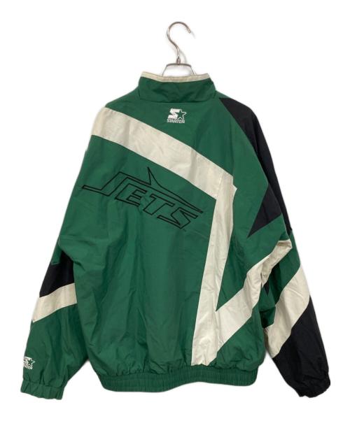STARTER（スターター）STARTER (スターター) NFL ナイロンジャケット グリーン サイズ:Lの古着・服飾アイテム