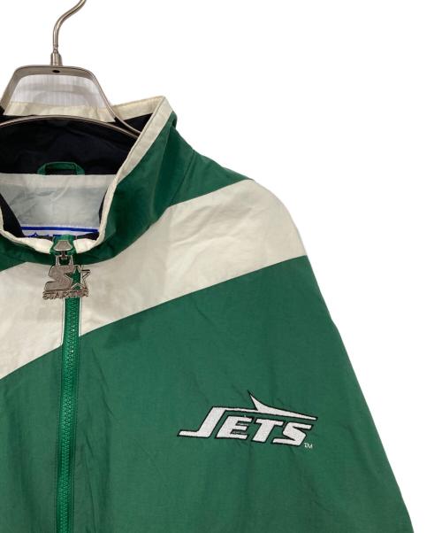 STARTER（スターター）STARTER (スターター) NFL ナイロンジャケット グリーン サイズ:Lの古着・服飾アイテム