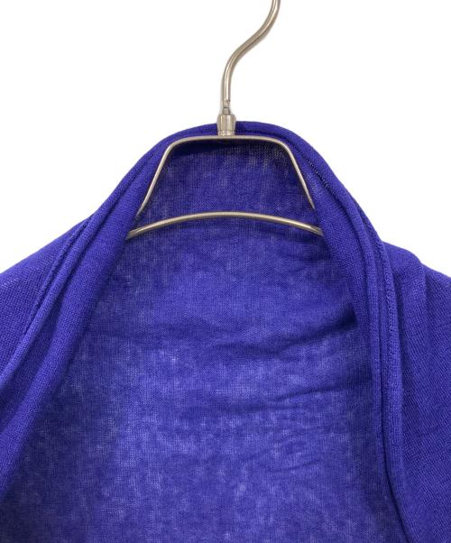 中川政七商店（ナカガワマサシチショウテン）中川政七商店 (ナカガワマサシチショウテン) リネンボレロカーディガン ネイビー サイズ:表記無しの古着・服飾アイテム