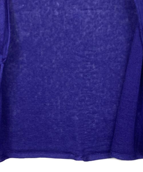 中川政七商店（ナカガワマサシチショウテン）中川政七商店 (ナカガワマサシチショウテン) リネンボレロカーディガン ネイビー サイズ:表記無しの古着・服飾アイテム