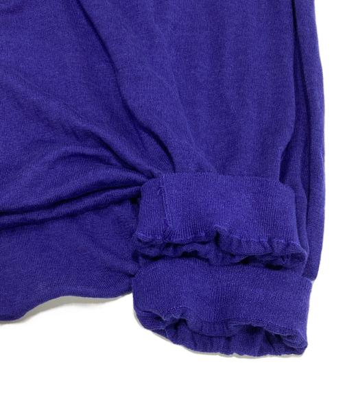 中川政七商店（ナカガワマサシチショウテン）中川政七商店 (ナカガワマサシチショウテン) リネンボレロカーディガン ネイビー サイズ:表記無しの古着・服飾アイテム