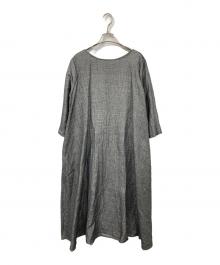 BEARDSLEY（ビアズリー）の古着「バイカラー前後テントワンピース」｜グレー