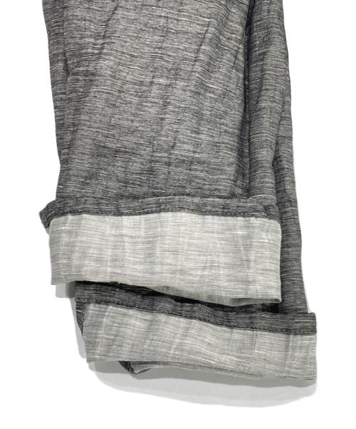 BEARDSLEY（ビアズリー）BEARDSLEY (ビアズリー) バイカラー前後テントワンピース グレー サイズ:Fの古着・服飾アイテム