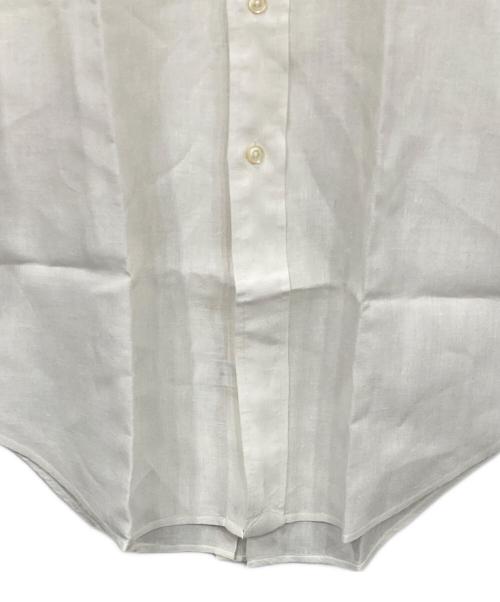 RALPH LAUREN（ラルフローレン）RALPH LAUREN (ラルフローレン) リネンボタンダウンシャツ ホワイト サイズ:Mの古着・服飾アイテム