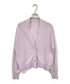 ne quittez pasヌキテパ）の古着「アイスコットンニットカーディガン」｜パープル