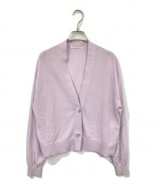 ne quittez pas（ヌキテパ）の古着「アイスコットンニットカーディガン」｜パープル