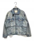 GYDA×KODAKUMIジェイダ×）の古着「2WAYスタッズGジャン」｜インディゴ