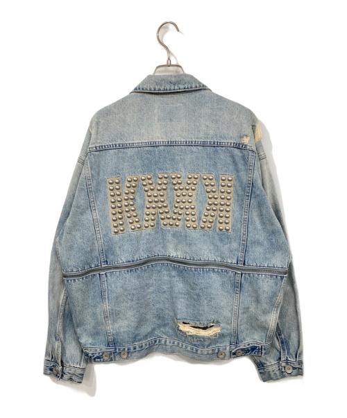 GYDA（ジェイダ）GYDA (ジェイダ) KODAKUMI 2WAYスタッズGジャン インディゴ サイズ:Fの古着・服飾アイテム