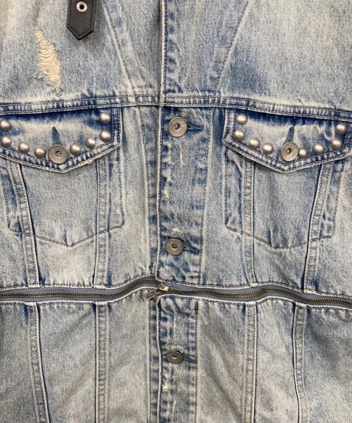 GYDA（ジェイダ）GYDA (ジェイダ) KODAKUMI 2WAYスタッズGジャン インディゴ サイズ:Fの古着・服飾アイテム