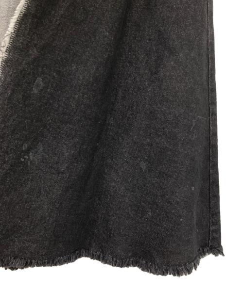 melt the lady（メルトザレディ）MELT THE LADY (メルトザレディ) スカート切替デニムパンツ ブラック サイズ:Mの古着・服飾アイテム