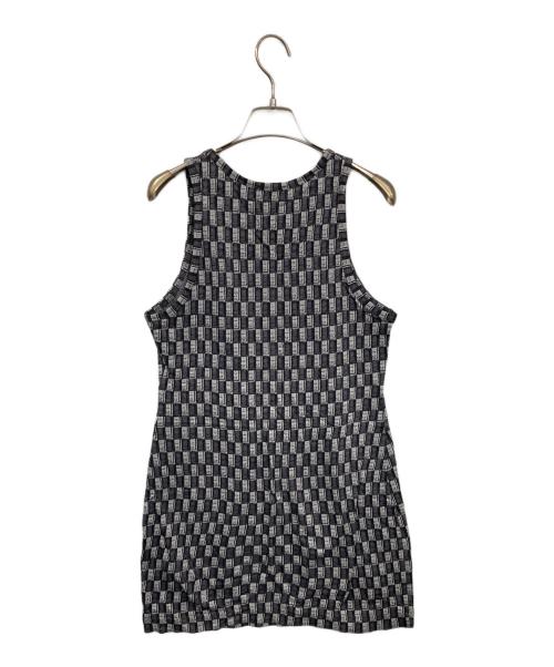 DIESEL（ディーゼル）DIESEL (ディーゼル) ビジューロゴワンピース グレー サイズ:Mの古着・服飾アイテム