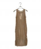 Uhrウーア）の古着「Fishnet Dress」｜ブラウン