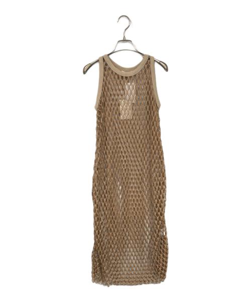 Uhr（ウーア）Uhr (ウーア) Fishnet Dress ブラウン サイズ:FREE 未使用品の古着・服飾アイテム