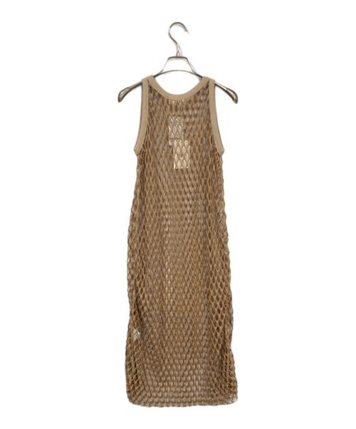 Uhr（ウーア）Uhr (ウーア) Fishnet Dress ブラウン サイズ:FREE 未使用品の古着・服飾アイテム