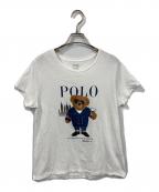 POLO RALPH LAURENポロ・ラルフローレン）の古着「ポロベアプリントTシャツ」｜ホワイト