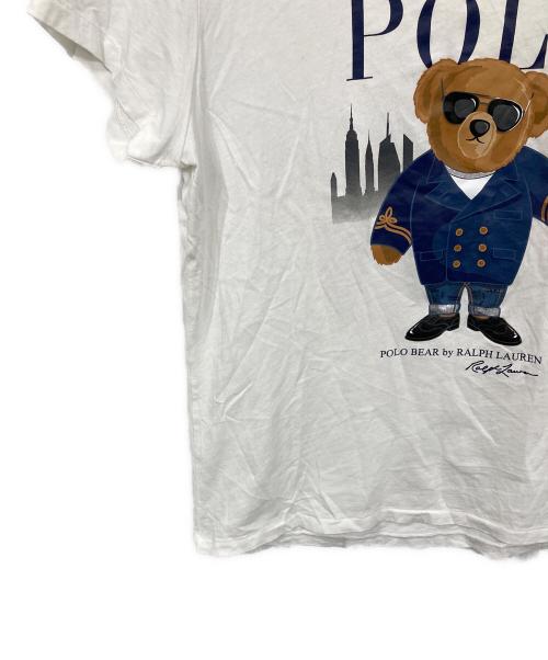 POLO RALPH LAUREN（ポロ・ラルフローレン）POLO RALPH LAUREN (ポロ・ラルフローレン) ポロベアプリントTシャツ ホワイト サイズ:Lの古着・服飾アイテム