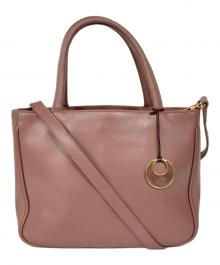 FURLA（フルラ）の古着「2WAYハンドバッグ」｜ピンク